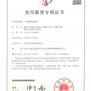 实用新型专利证书